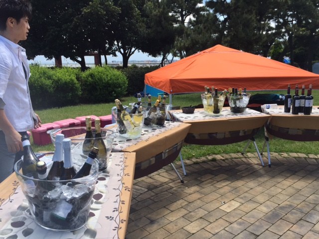 春のバーベキューワイン会＠城南島海浜公園