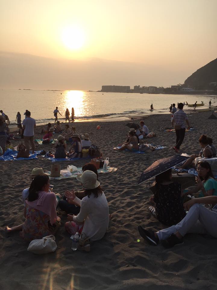 葉山サンセットビーチワイン会＠一色海岸