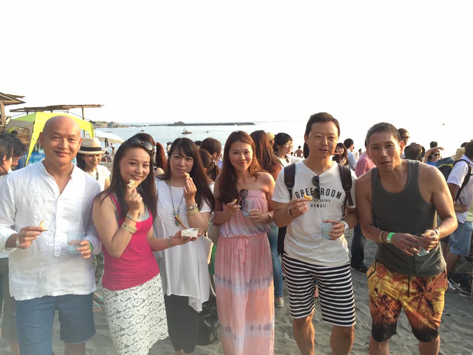 葉山サンセットビーチワイン会＠一色海岸