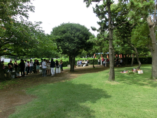 100人ＢＢＱワイン会＠城南島公園