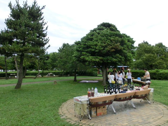 100人ＢＢＱワイン会＠城南島公園