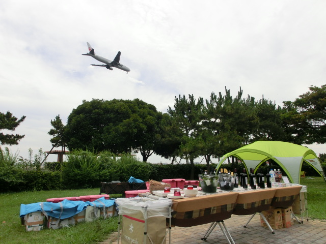 100人ＢＢＱワイン会＠城南島公園