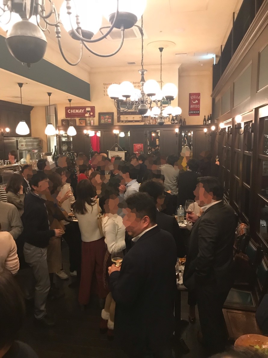 赤坂溜池山王で土曜夜の独身ワイン会を開催しました